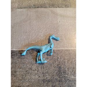 Blue mini dinosaur reptile toy figure